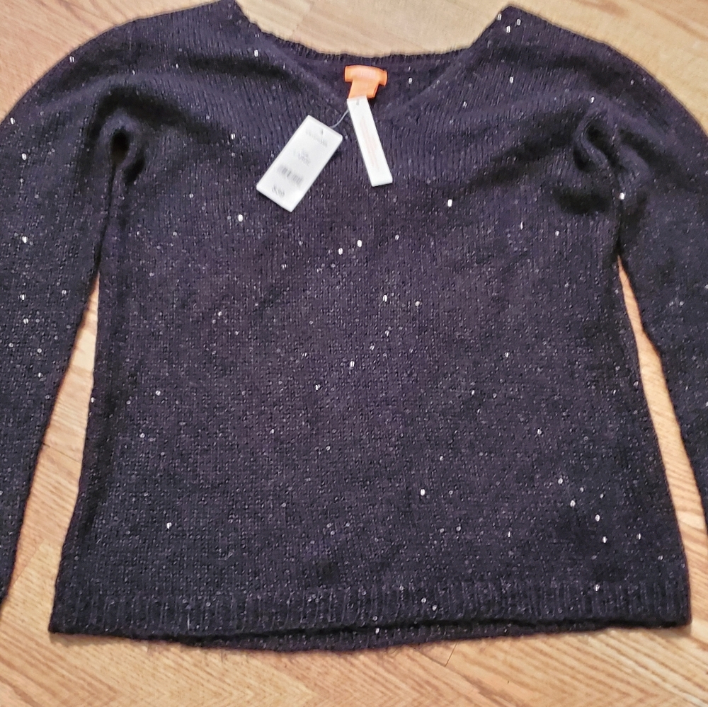 Black sequined Joe Sweater